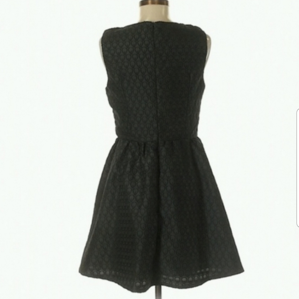 Teardrop Embroidered Sleeveless Mini Dress - Picture 2 of 4